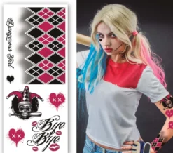 Kunstige Tatoveringer - ala. Harley Quinn