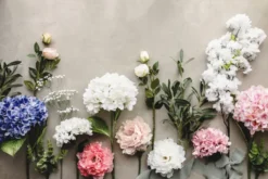 Kunstig Hortensia Premium, Lyserød