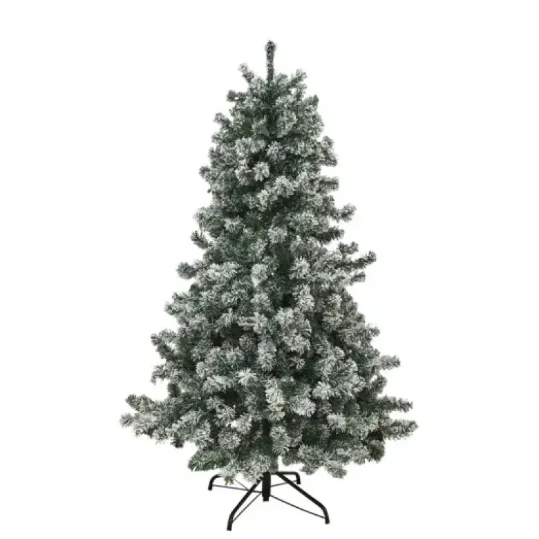 Kunstigt Frost Juletræ m/Lys, 150 cm