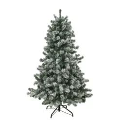 Kunstigt Frost Juletræ m/Lys, 180 cm