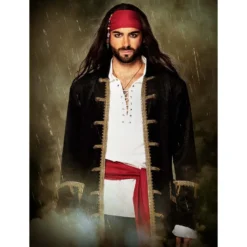 Lang Piratfrakke til Voksne