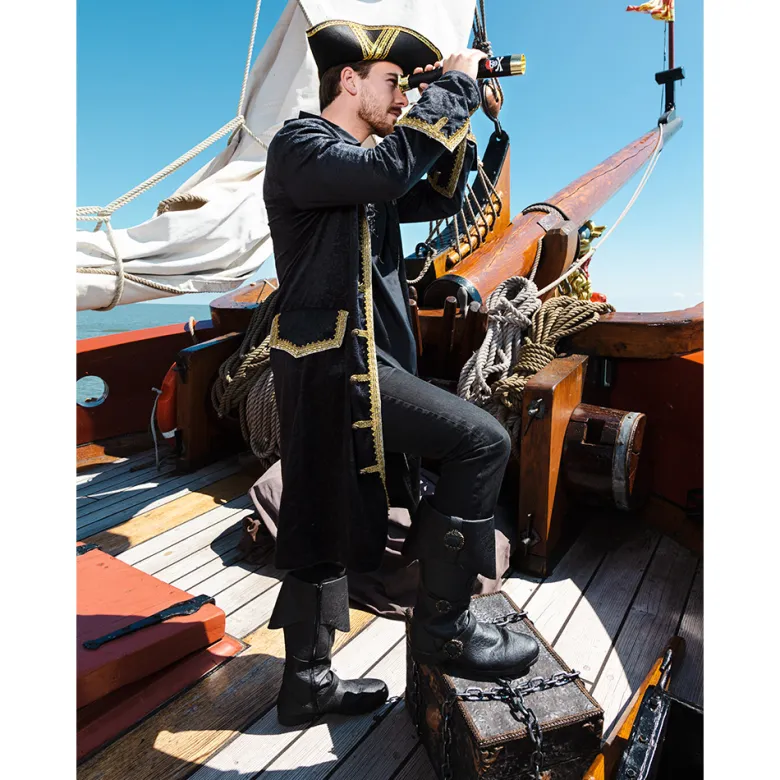 Lang Piratfrakke til Voksne