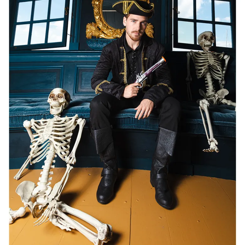 Lang Piratfrakke til Voksne