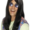 Lang sort hippie paryk