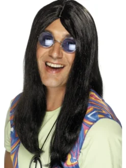 Lang sort hippie paryk