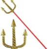 Lang Trefork m/Rødt Skaft, 120 cm
