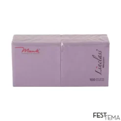 Lavendel Airlaid Kaffeservietter 100 stk., 24x24 cm