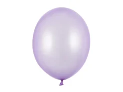 Lavendel Ballon Metallisk, 30 cm