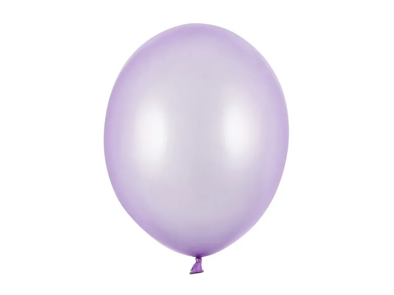 Lavendel Ballon Metallisk, 30 cm