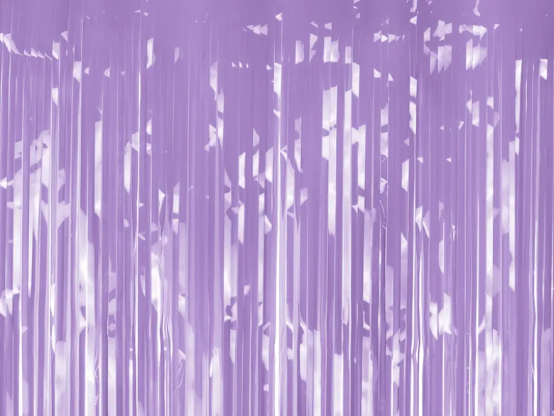 Lavendel Glimmerforhæng - 100 x 200 cm