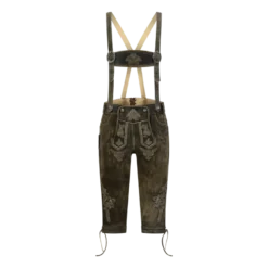 Lederhosen i Ægte Læder | Lang Model i Vintage Look