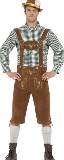 Lederhosen Sæt, Grøn Ternet