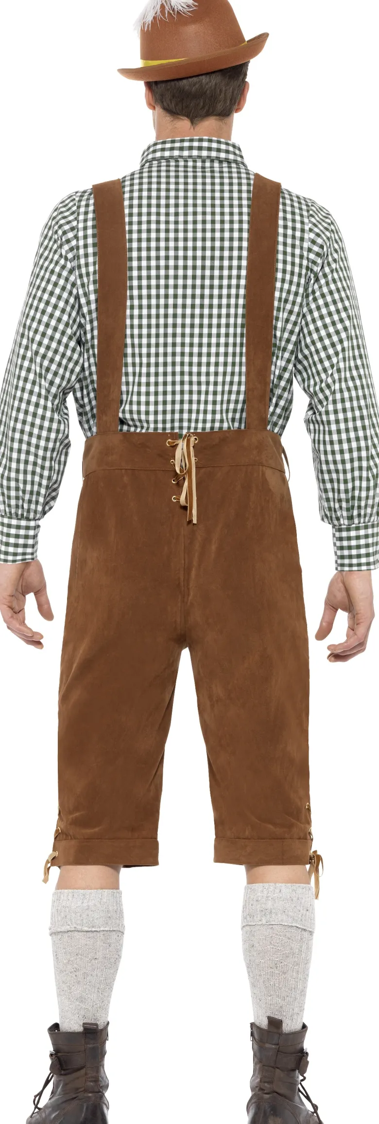Lederhosen Sæt, Grøn Ternet