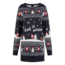 Let it Snow Julesweater Kjole til Voksne