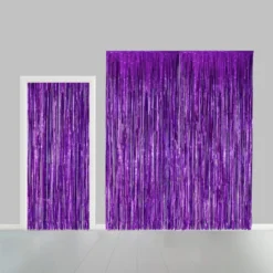 Lilla Glimmerforhæng Folie 100x240cm