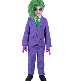 Lilla Nålestribet Jakkesæt til Børn - The Joker