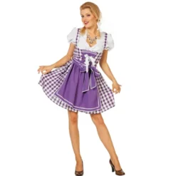 Lilla Ternet Tyrolerkjole til Oktoberfest