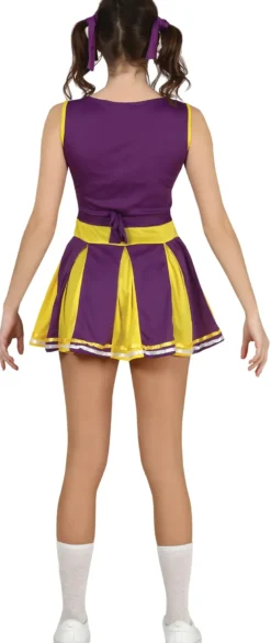 Lilla "USA" Cheerleader Uniform til Teens