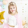 Lille Deluxe Hårbånd m/Stjerner & Guld Glitter