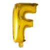 Lille Guld Folie Bogstav "F"
