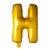 Lille Guld Folie Bogstav "H"