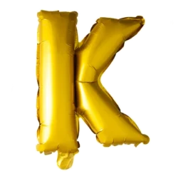 Lille Guld Folie Bogstav "K"
