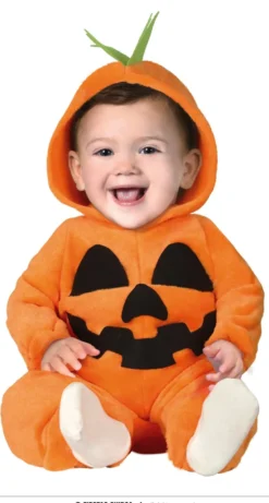Lille Orange Græskar Jumpsuit