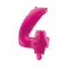 Lille Pink Folie Tal Ballon (ca. 40cm.) - 4 Tal