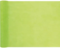 Limegrøn Filt Bordløber, 30 cm x 10 meter