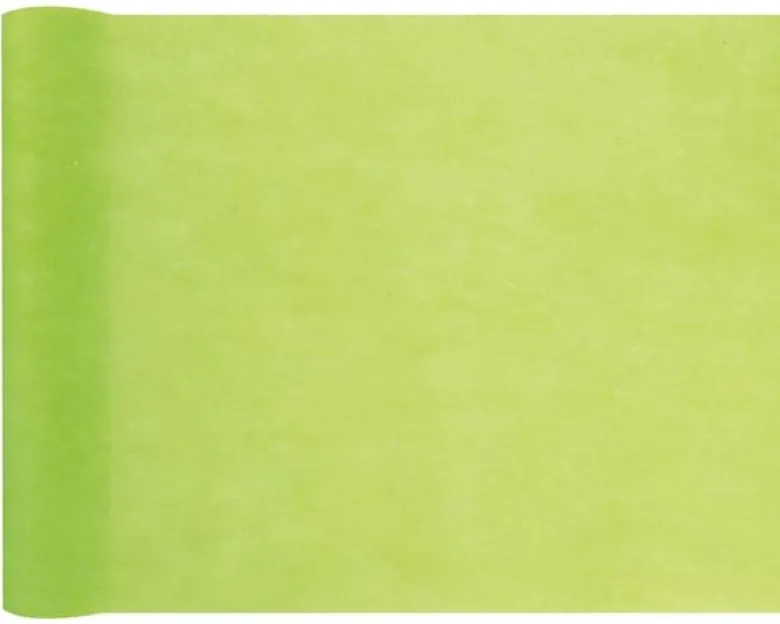 Limegrøn Filt Bordløber, 30 cm x 10 meter