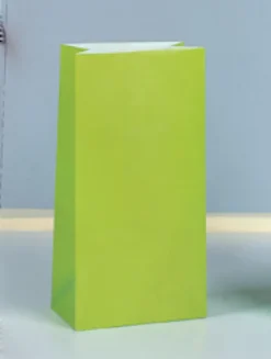 Limegrønne Papirsposer