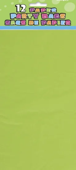 Limegrønne Papirsposer