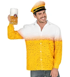 Øl Kostume til Voksne m/Skjorte & Hat