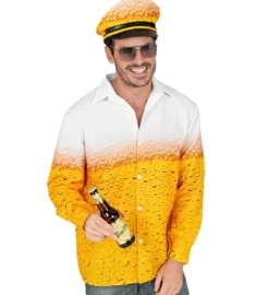 Øl Kostume til Voksne m/Skjorte & Hat