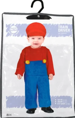 Lokomotivfører Kostume Til de Mindste (1 - 3 år)
