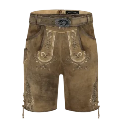 Luxus Lederhosen i Ægte Gedeskind - Lysebrune