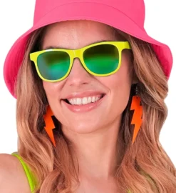 Lyn Øreringe i Neon Orange