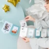 Lyseblå Foto Guirlande - Min Babys Første År