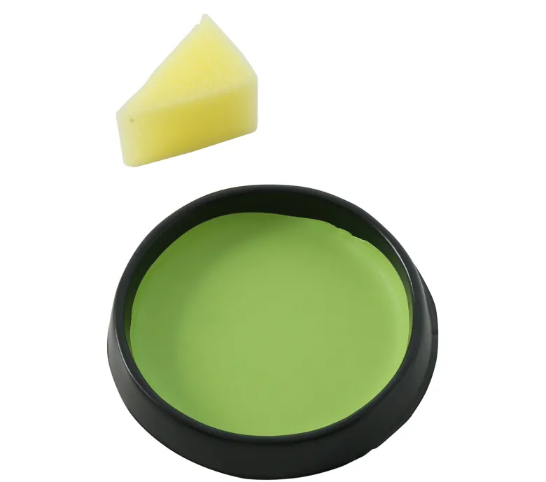 Lysegrøn Makeup med Svamp, 9 gr