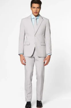 Lysegråt Jakkesæt - OppoSuits®