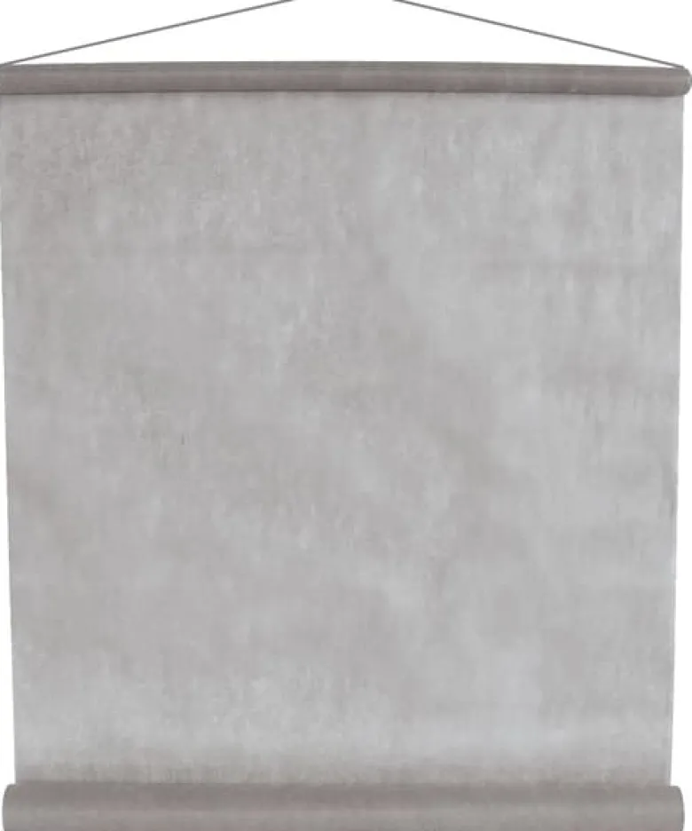 Lysegråt Loftbanner, 80 cm x 12 meter