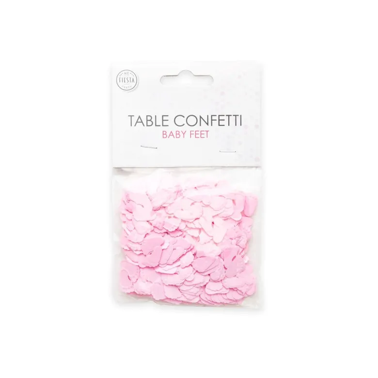 Lyserøde Fødder Konfetti, 14 gr