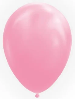 Lyserøde Pastel Natur Latex Balloner 30cm, 10 stk