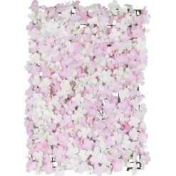 Lyserød Plade t/Kunstig Blomstervæg, 40 x 60 cm