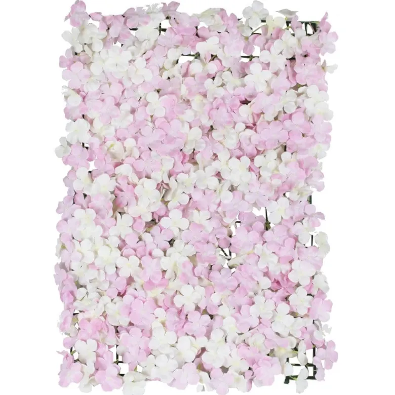 Lyserød Plade t/Kunstig Blomstervæg, 40 x 60 cm