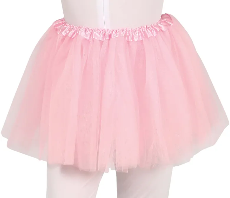 Lyserødt Tylskørt Til Børn (Tutu) - Kort Model (30cm)