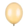 Lys Orange Ballon Metallisk, 30 cm