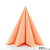 Lys Orange Luksus Servietter "Koral", 40 x 40 cm, 20 stk.