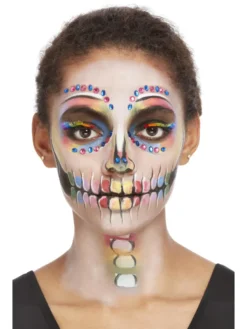 Makeup Kit - Farverig Day of the Dead Brud