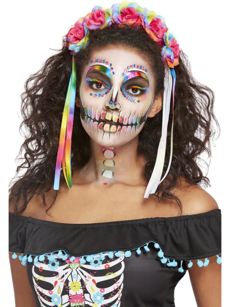 Makeup Kit - Farverig Day of the Dead Brud